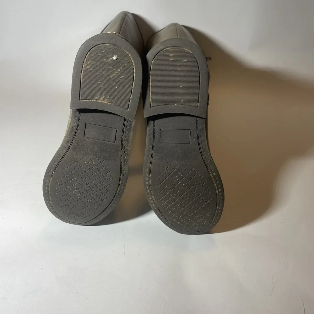 Kohls Girls Sz 2  Tan High Zip Up Boots